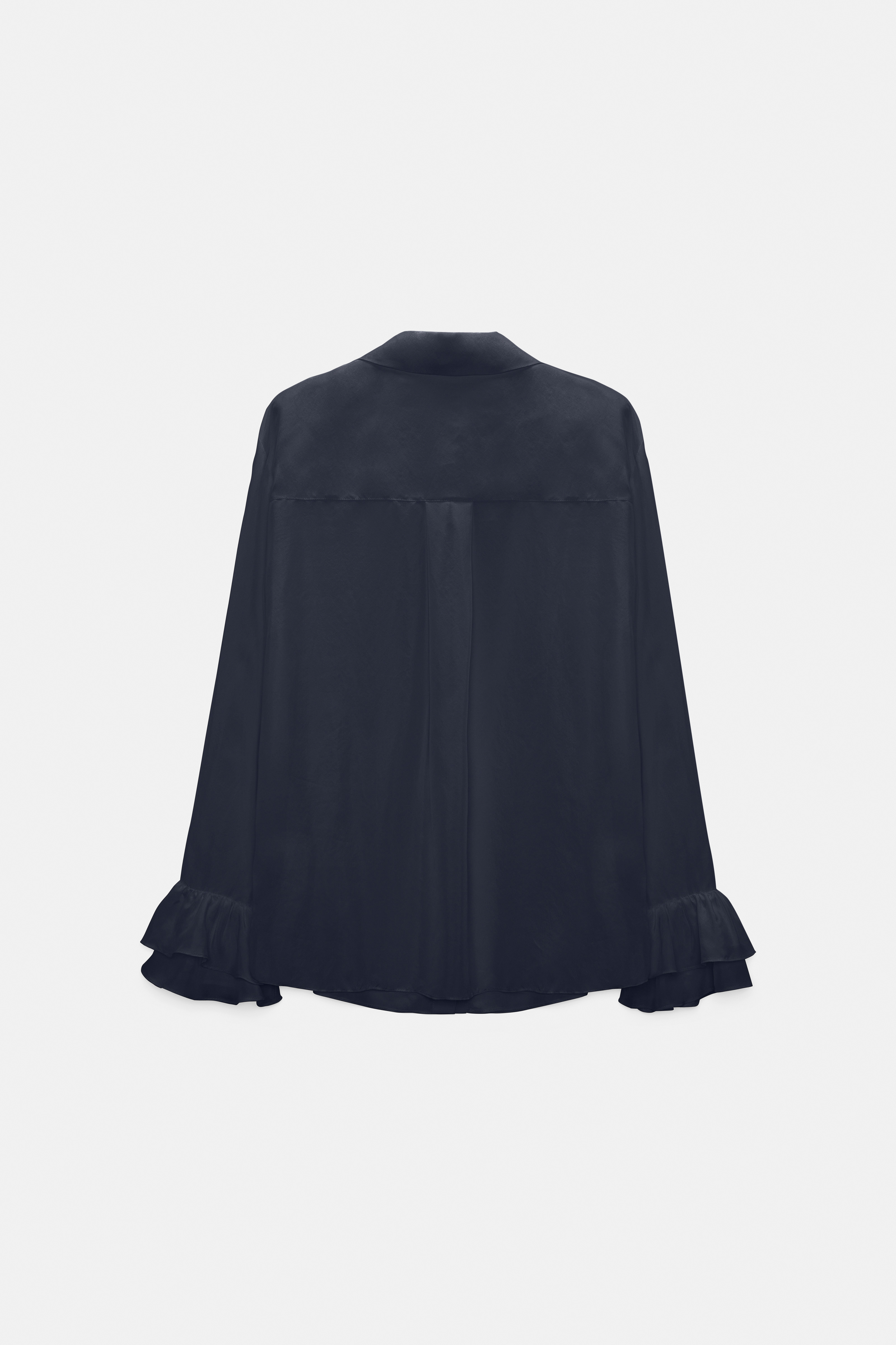 Dorothee Schumacher Habotai silk shirt dark navy